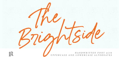 The Brightside Font Poster 9