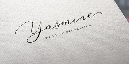 Yasmine Gardner Font Poster 3