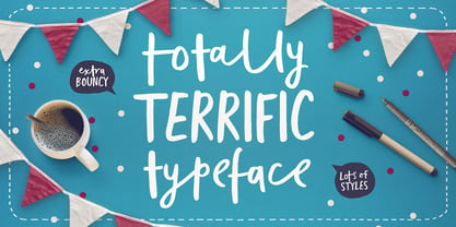 Totally Terrific Font Poster 7