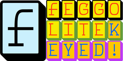 FeggoliteKeyed Font Poster 1