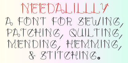 NeedALilly Font Poster 5