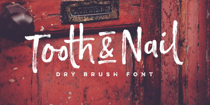 Tooth & Nail Font Poster 7
