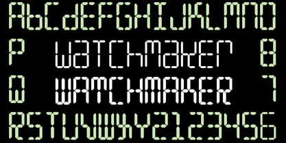 Watchmaker Font Poster 2