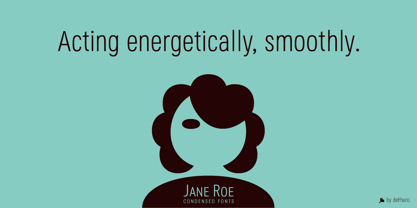 Jane Roe Font Poster 2