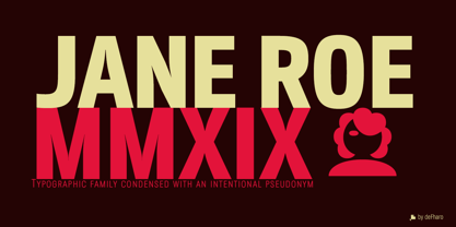 Jane Roe Font Poster 6