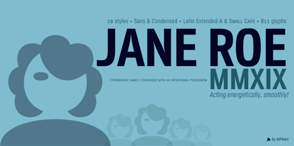 Jane Roe Font Poster 9