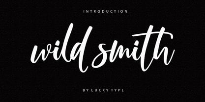 Wild Smith Font Poster 6