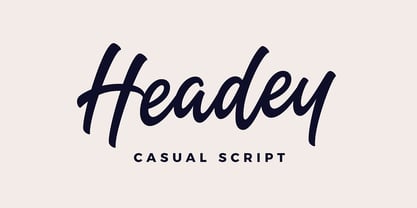 Headey Font Poster 10