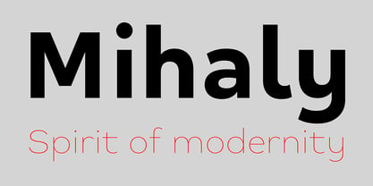 Mihaly Display Font Poster 1