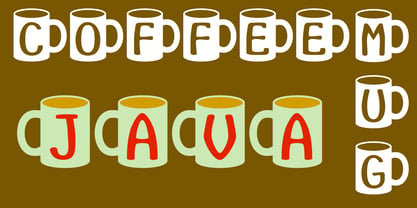 CoffeeMug Font Poster 1