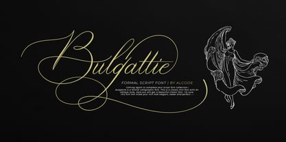 Bulgattie Font Poster 8