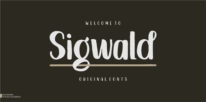Sigwald Font Poster 1