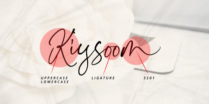 Kiysoom Signature Font Poster 5
