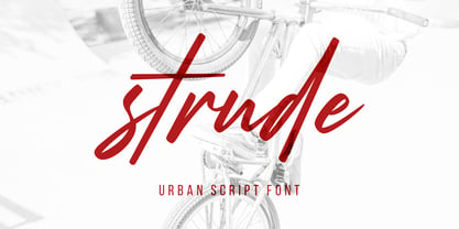 Strude Font Poster 1