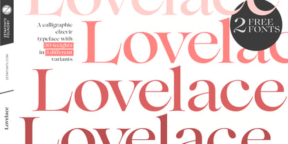 Lovelace Font Poster 1
