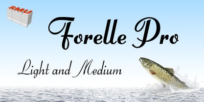 Forelle Pro Font Poster 1