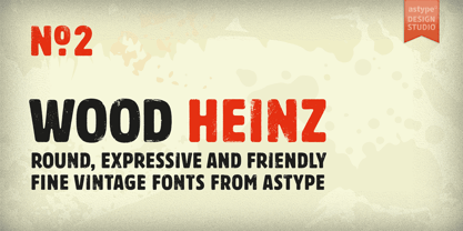 Wood Heinz No. 2 Font Poster 1