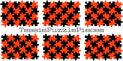 TessiePuzzlePieces Font Poster 5