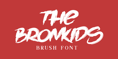 The Bronkids Font Poster 1
