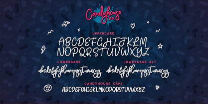 Candyhouse Font Poster 2