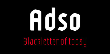 Adso Font Poster 1