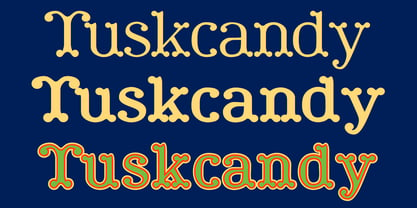 Tuskcandy fuente Póster 6