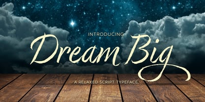 Dream Big Font Poster 9