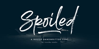 Spoiled Font Poster 1