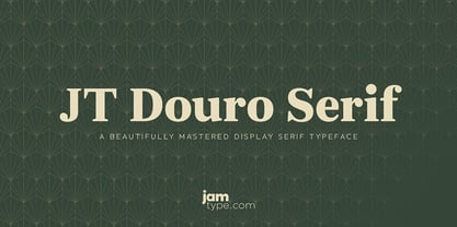 JT Douro Serif Police Poster 1