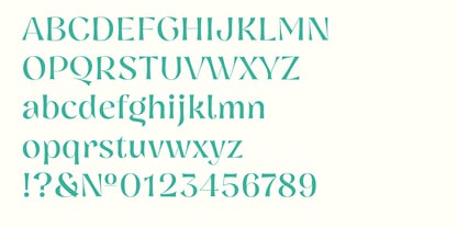 Nazare Exuberant Font Poster 4