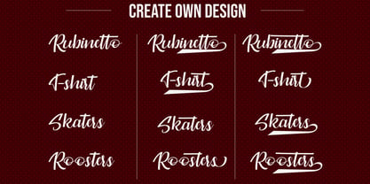 Rubinetto Font Poster 3