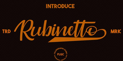 Rubinetto Font Poster 5