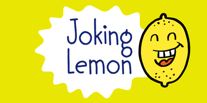 Joking Lemon Font Poster 8