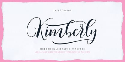 Kimberly Font Poster 6