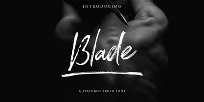 Blade Font Poster 5