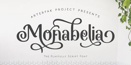 Monabelia Font Poster 8