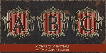 MFC Monarchy Initials Font Poster 6