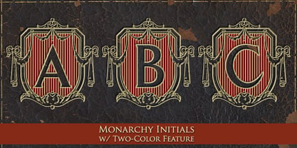 MFC Monarchy Initials Fuente Póster 6