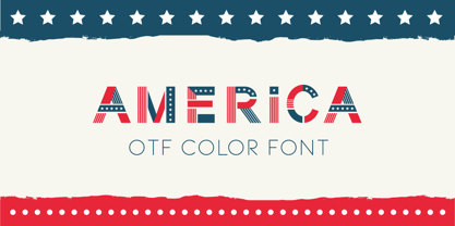 America Font Poster 1