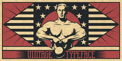 Bodybuilder Font Poster 8