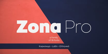 Zona Pro Font Poster 1