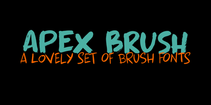 Apex Brush Fuente Póster 5