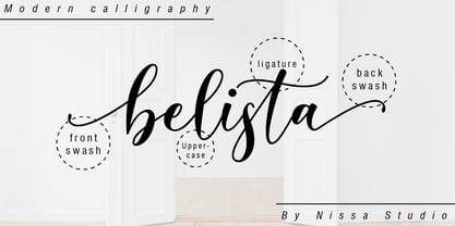 Belista Font Poster 3