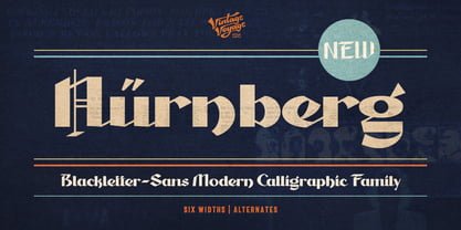 Nurnberg Font Poster 1