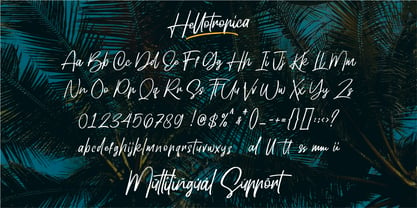 Hellotropica Font Poster 9