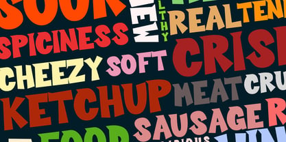 Sour Crunch Font Poster 3