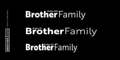 Brother XL&XS Font Poster 10