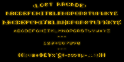 Lost Arcade Font Poster 3