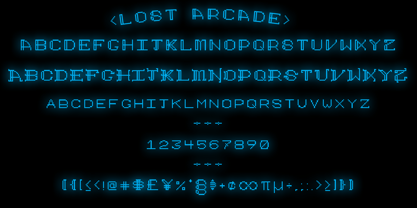 Lost Arcade Font Poster 4
