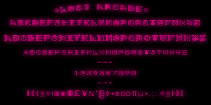 Lost Arcade Font Poster 6